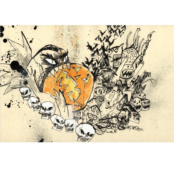 VAMP MAN VS. PUMPKINHEAD MAN